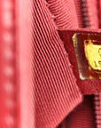 Lambskin Quilted New Medium Boy Flap Dark Red