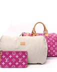 Calfskin Monogram Speedy P9 Bandouliere 40 Agate