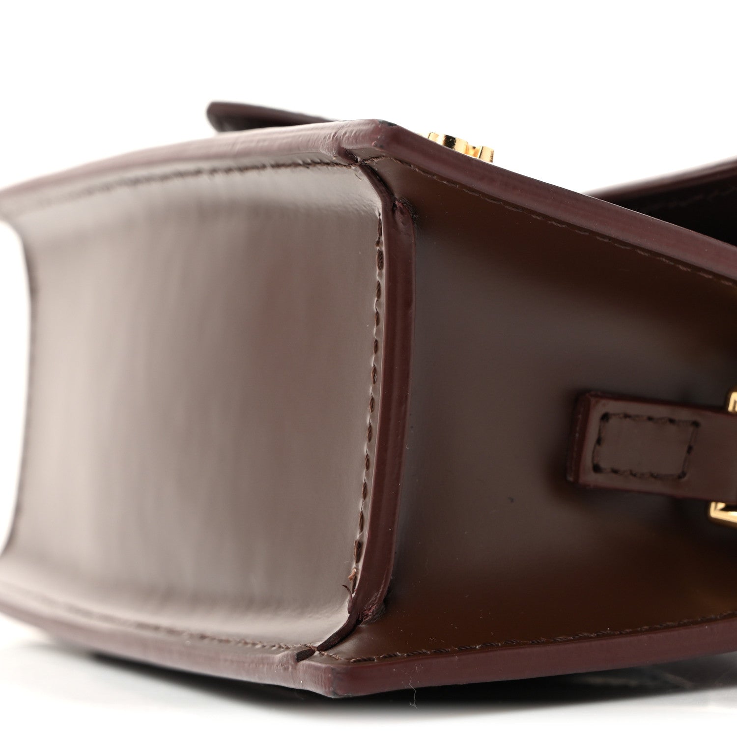 Smooth Calfskin Le Bambino Dark Brown