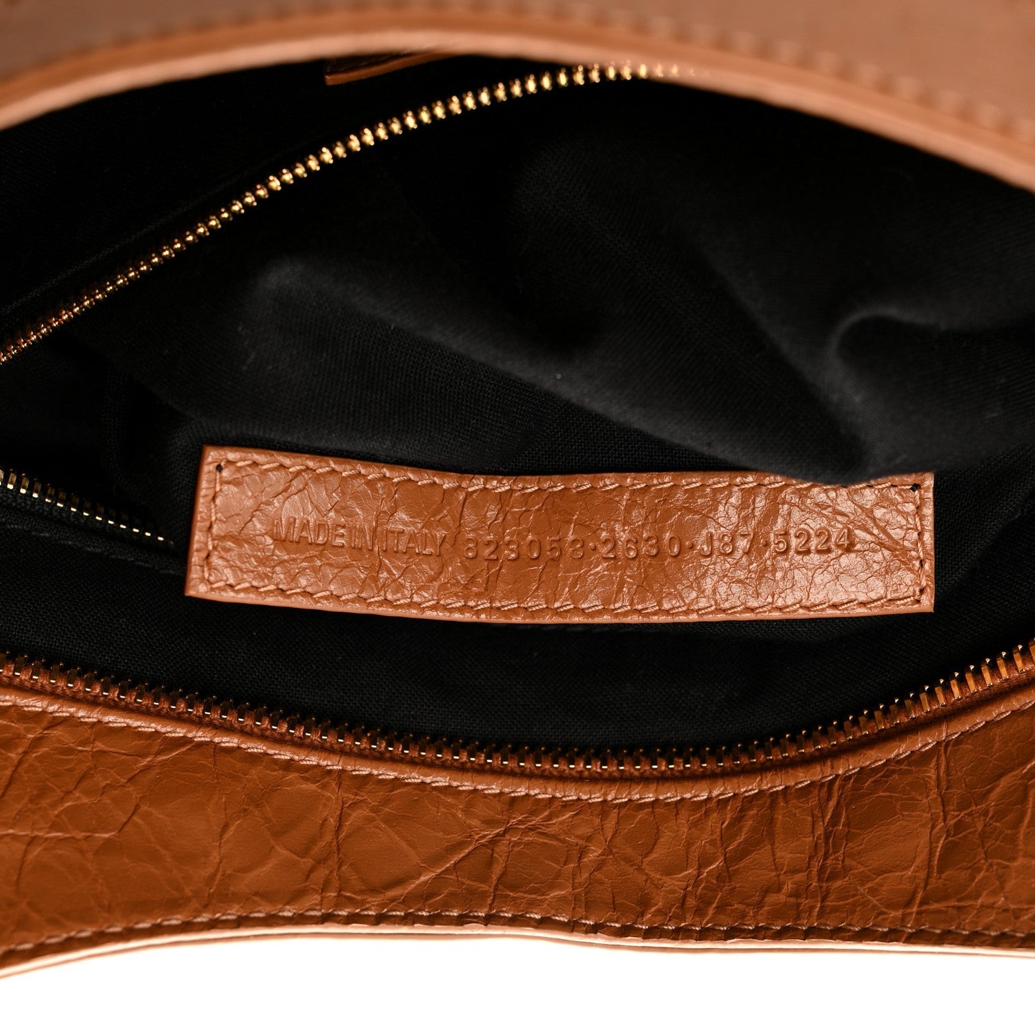 Agneau Arena Gold Hardware Medium Le City Camel