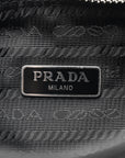 Tessuto Nylon Saffiano Mini Re-Edition 2005 Bag Black