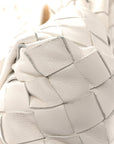 Nappa Intrecciato Small Jodie Hobo White