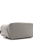 Soft Grained Calfskin Small Puzzle Edge Bag Pearl Grey