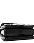 Lambskin Quilted Small Trendy CC Dual Handle Flap Bag Black