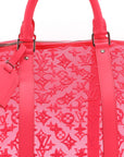 Monogram Fluo See Through Keepall Bandouliere 50 Rose