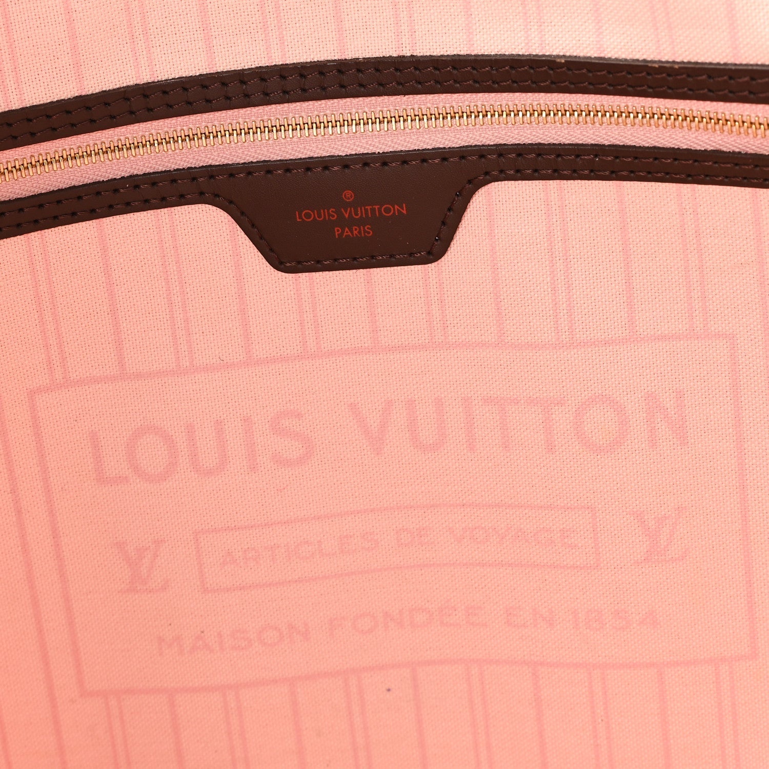 Damier Ebene Neo Neverfull MM Rose Ballerine