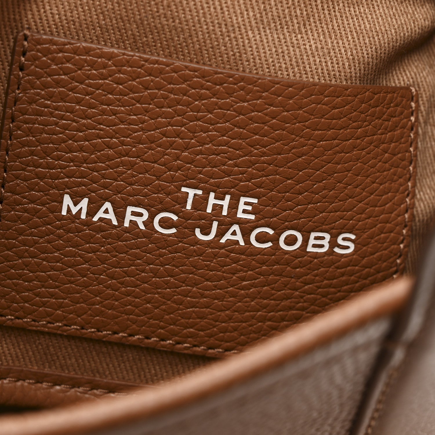 Grained Calfskin Small The Tote Bag Argan Oil
