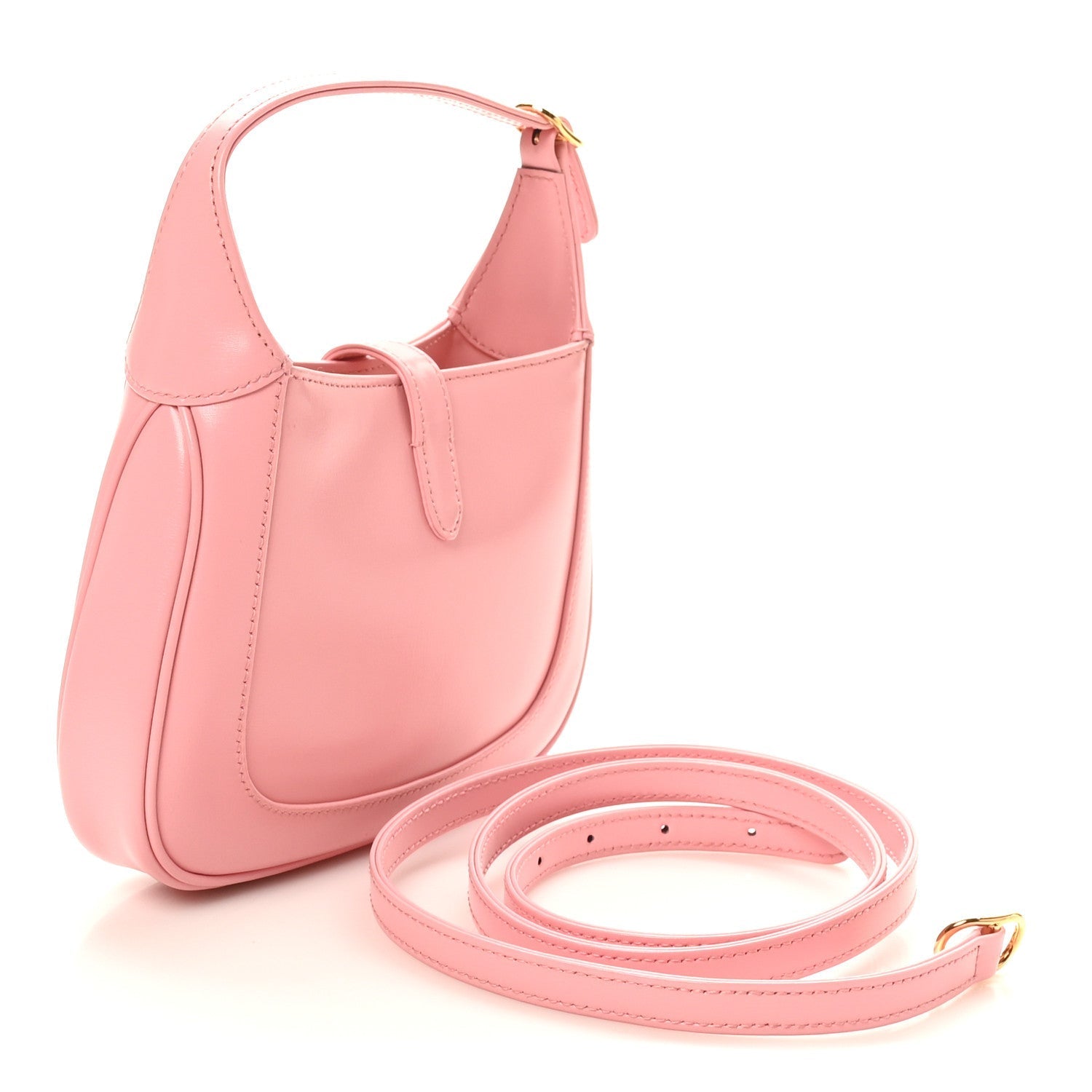 Boarded Dyana Lux Calfskin Mini Jackie 1961 Hobo Wild Rose