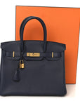 Togo Birkin 30 Bleu Nuit