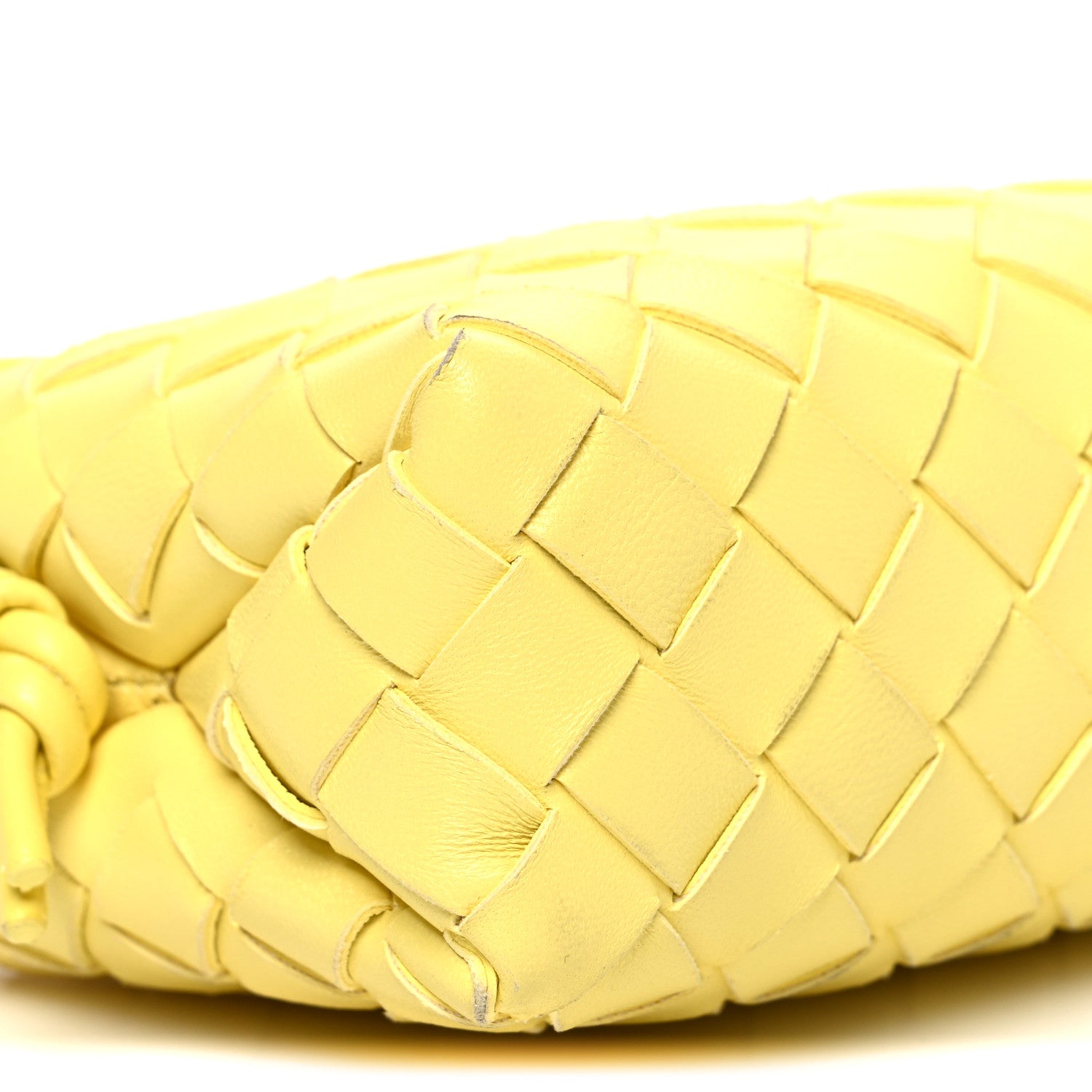 Nappa Intrecciato Small Loop Camera Bag Yellow