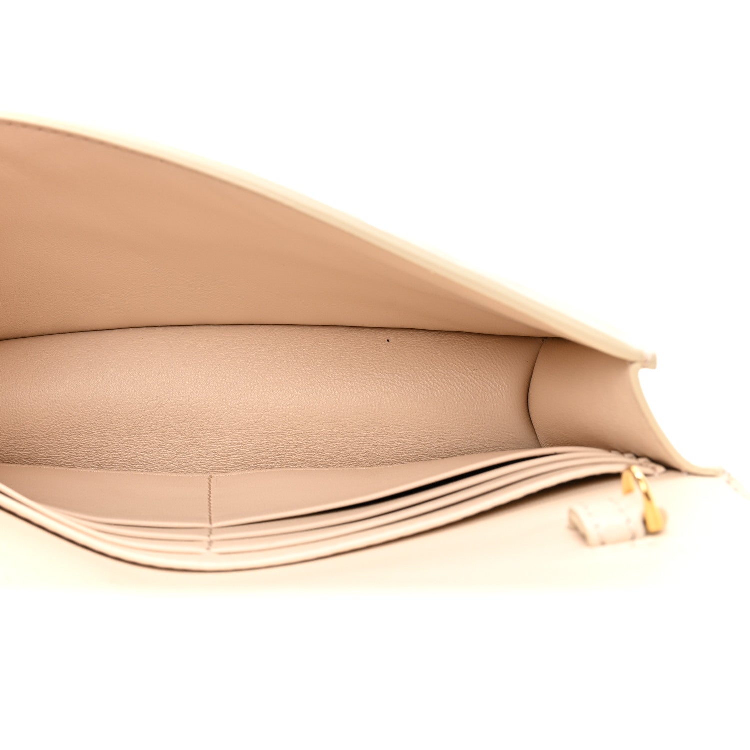 Nappa Matisse FF Embossed Wallet On Chain Baguette Camelia