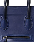 Grained Calfskin Medium Phantom Luggage Indigo