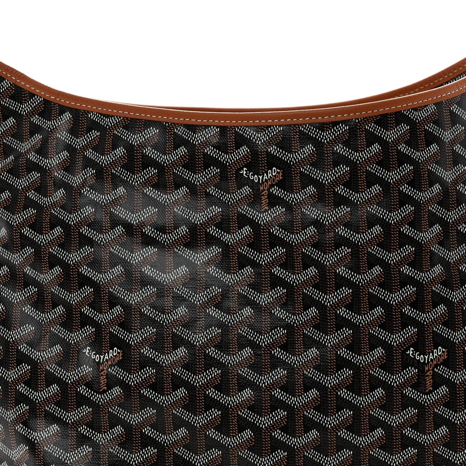 Goyardine Boheme Hobo Black Gold