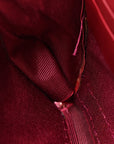 Patent Calfskin Wallet Red