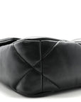 Lambskin Quilted Medium CHNL 19 Flap Black