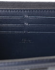 Recycled Fabric Jacquard Vitello King FF 1974 Baguette Soft Trunk  Blue