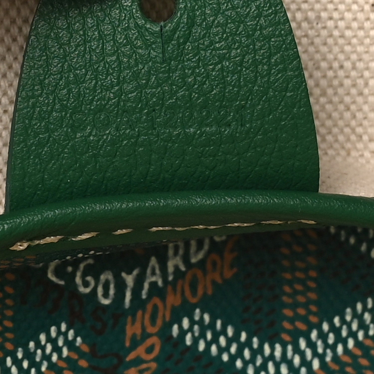 Goyardine Artois MM Green