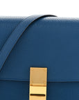 Goatskin Medium Classic Box Flap Bag Deepsea