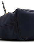 Saffiano Tessuto Nylon Shopping Tote Royal Blue