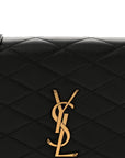Lambskin Quilted Monogram Kate 99 Black