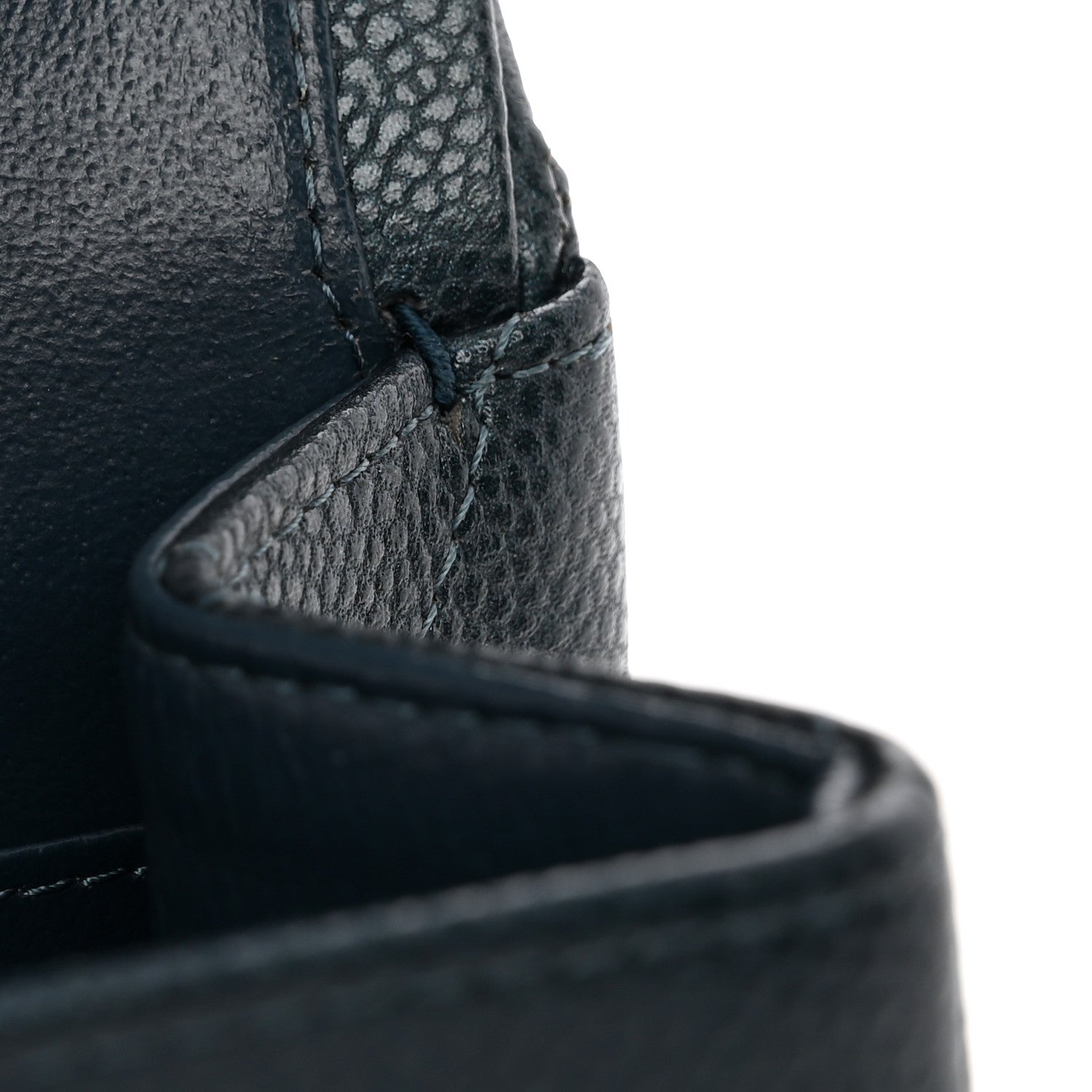 Metallic Caviar Quilted Jumbo Double Flap Dark Blue
