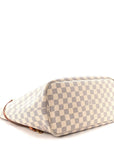Damier Azur Neo Neverfull MM Rose Ballerine