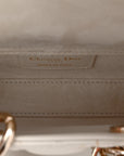 Lambskin Cannage Micro Lady D-Joy Latte
