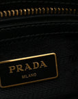 Saffiano Small Galleria Double Zip Tote Black