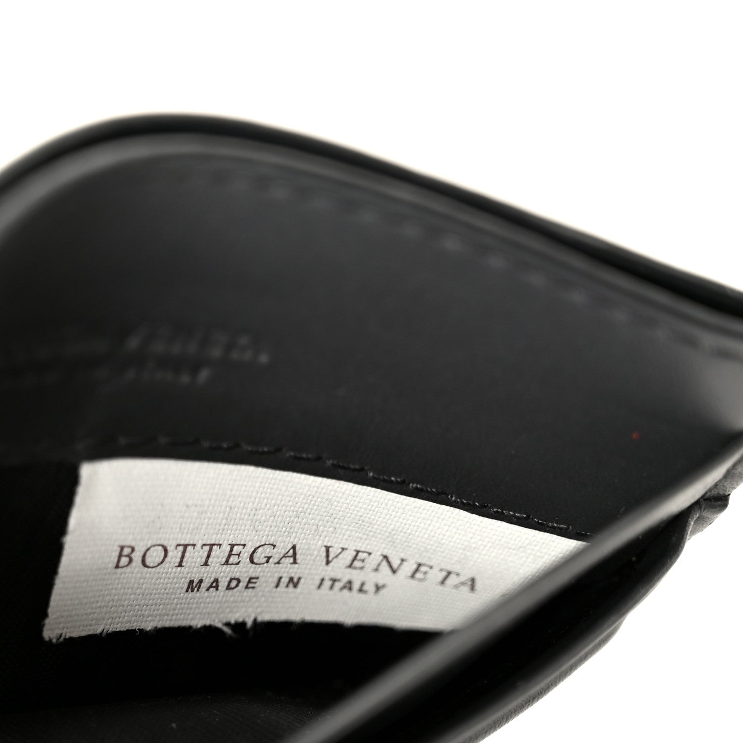 Nappa Intrecciato Card Holder Ardoise
