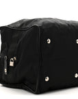 Tessuto Nylon Saffiano Carry On Travel Bag Black