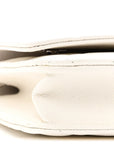 Caviar Quilted CHNL 19 Wallet On Chain WOC White Pink