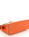 Epsom Mini Kelly Sellier 20 Orange