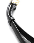 Shearling Nappa Macro FF 1974 Mini Peekaboo Iconic Satchel Tobacco Black