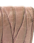 Nappa Lux Matelasse Flap Wallet Mughetto