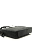 London Check Ainsworth Briefcase Dark Charcoal