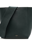 Soft Grained Calfskin Small Sangle Bucket Bag Amazone