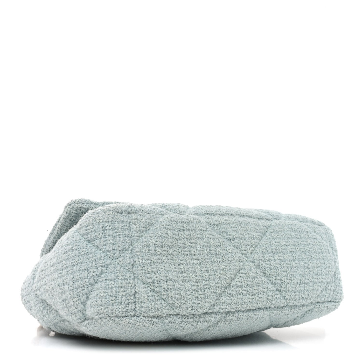 Tweed Quilted Medium CHNL 19 Flap Blue Multicolor