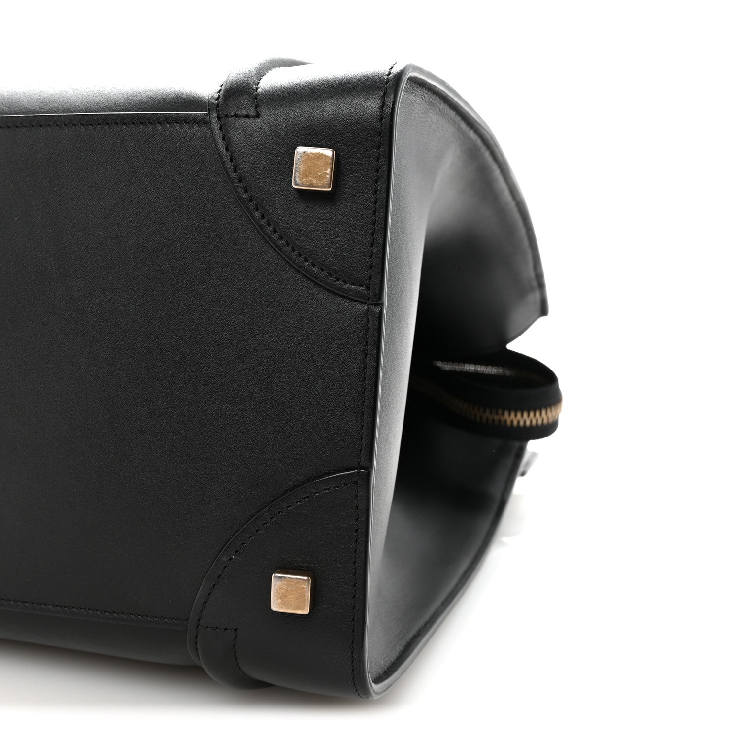 Smooth Calfskin Mini Luggage Black