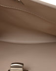Natural Smooth Calfskin Small Rodeo Top Handle Handbag Almond