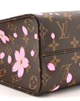 LV X TM Monogram Cherry Blossom Onthego PM Sakura Brown