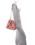 Monogram Giant Crafty NeoNoe MM Creme Rouge Black