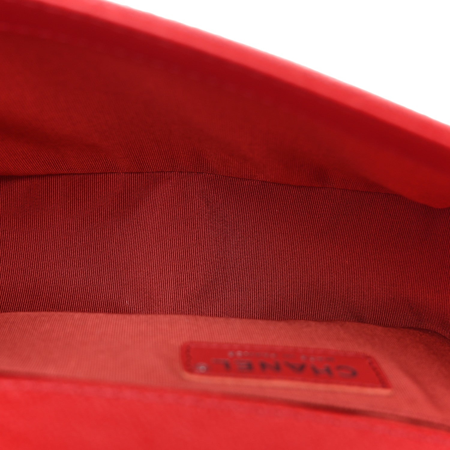 Calfskin Quilted Medium Top Handle Boy Flap Red