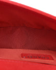 Calfskin Quilted Medium Top Handle Boy Flap Red