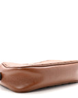 Glazed Calfskin Matelasse Diagonal Small GG Marmont Chain Shoulder Bag Cuir