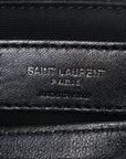 Crocodile Embossed Calfskin Monogram Medium Niki Chain Satchel Algea