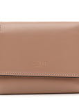 Calfskin Marinda Wallet Beige