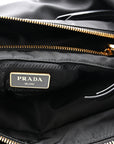 Tessuto Nylon Saffiano Tote Black