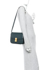 Box Calfskin Medium Classic Box Flap Bag Amazone