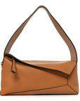 Calfskin Puzzle Hobo Warm Desert