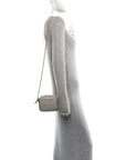 Dollar Calfskin Super Mini GG Marmont Chain Shoulder Bag Deep Grey